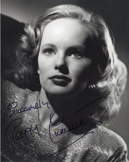 Peggy Cummins autograph