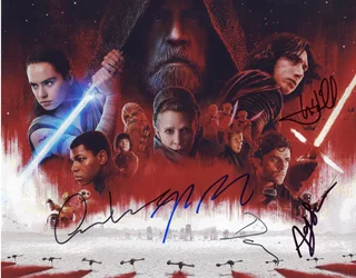 Star Wars: The Last Jedi autograph