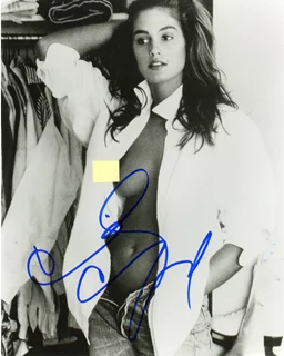 Cindy Crawford autograph