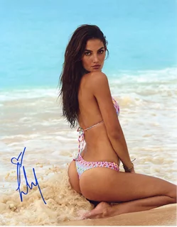 Lily Aldridge autograph