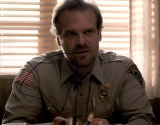 David Harbour autograph