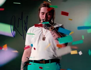 Post Malone autograph