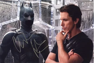 Christian Bale autograph