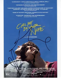 Call Me By Your Name autograph