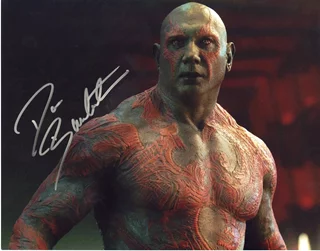 Dave Bautista autograph