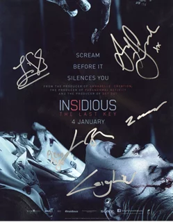 Insidious: The Last Key autograph