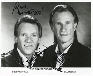 The Righteous Brothers autograph