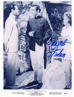James Bond's Dr. No autograph