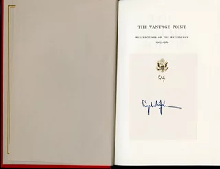 Lyndon Johnson autograph