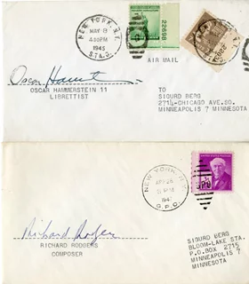 Rogers and Hammerstein autograph