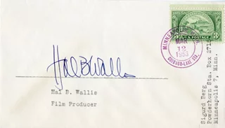 Hal B. Wallis autograph