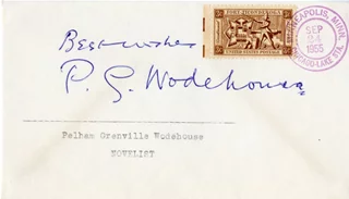 P.G. Wodehouse autograph