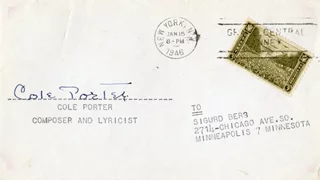 Cole Porter autograph