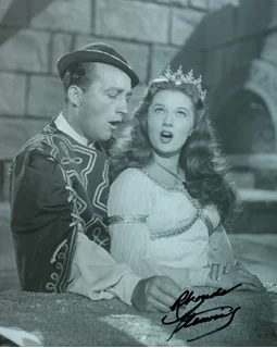 Rhonda Fleming autograph