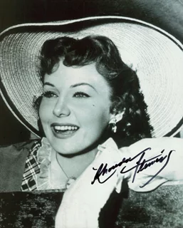 Rhonda Fleming autograph