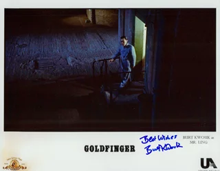 Burt Kwouk autograph