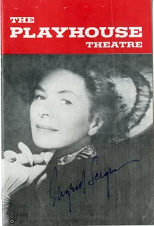 Ingrid Bergman autograph