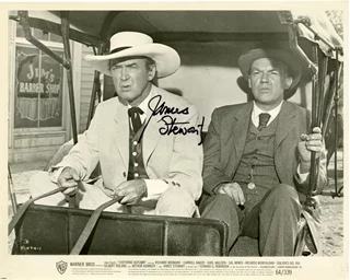 James Stewart autograph