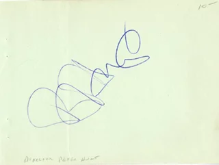 Peter Hunt autograph