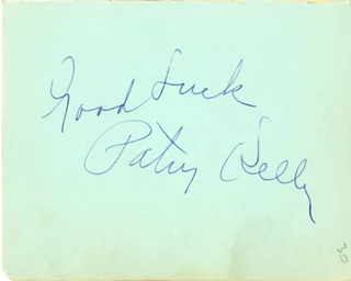 Patsy Kelly autograph