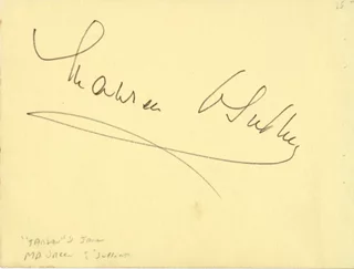 Maureen O'Sullivan autograph