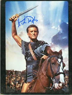 Kirk Douglas autograph