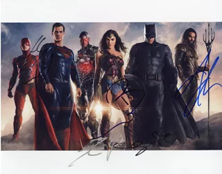 Justice League autograph