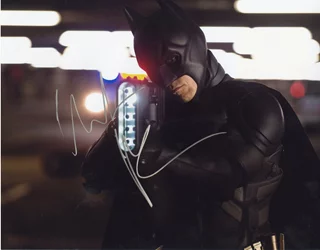 Christian Bale autograph