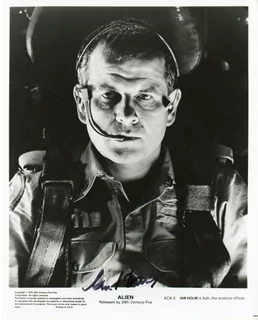Ian Holm autograph