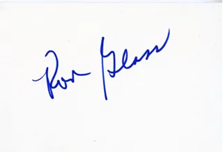 Ron Glass autograph