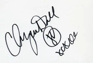 Chyna autograph