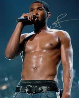 Usher autograph