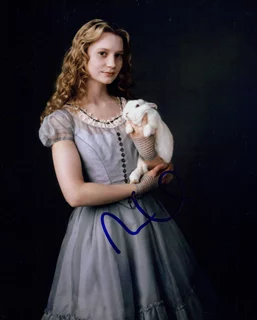 Mia Wasikowska autograph