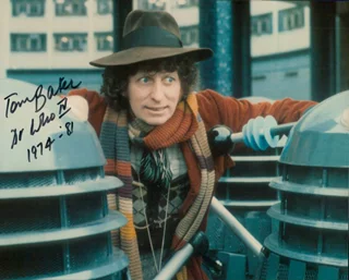 Tom Baker autograph