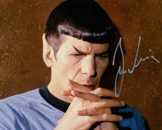 Leonard Nimoy autograph