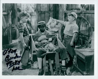 Gordon 'Porky' Lee autograph