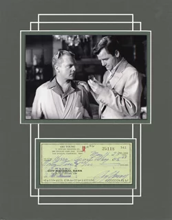 Gig Young autograph