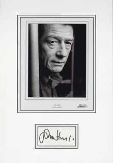 John Hurt autograph