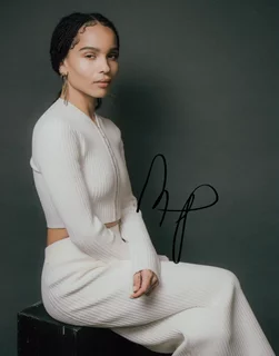 Zoe Kravitz autograph