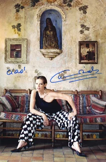 Claudia Cardinale autograph