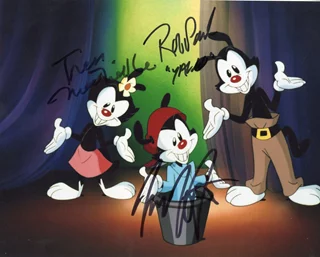 Animaniacs autograph