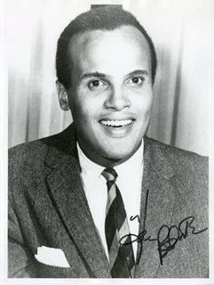 Harry Belafonte autograph
