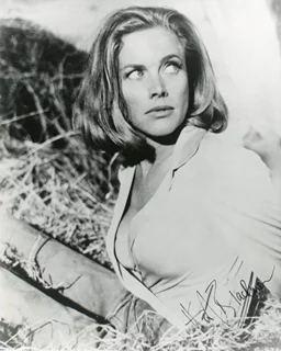 Honor Blackman autograph