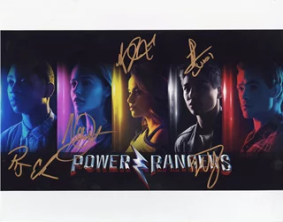 Power Rangers autograph