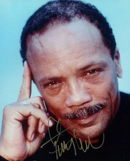 Quincy Jones autograph