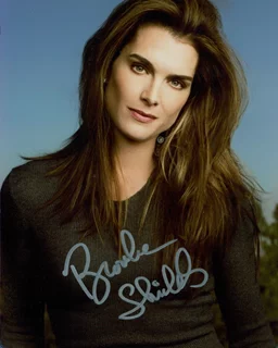 Brooke Shields autograph