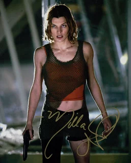 Milla Jovovich autograph
