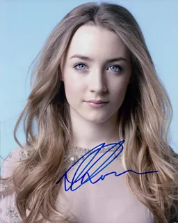 Saoirse Ronan autograph