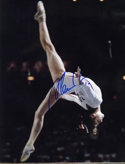 Nadia Comaneci autograph