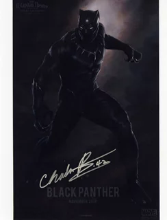 Chadwick Boseman autograph
